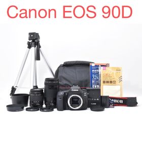 キヤノン(Canon)のデジタル一眼レフカメラ/Canon EOS 90D標準&望遠ダブルレンズセット(デジタル一眼)