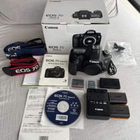 【極美品】EOS 7D Mark II★Wi-Fiアダプター/予備電池