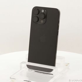 (中古)Apple iPhone16 Pro Max 1TB ブラックチタニウム MYWQ3J/A SIMフリー(371-ud)
