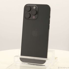(中古)Apple iPhone16 Pro Max 512GB ブラックチタニウム MYWL3J/A SIMフリー(276-ud)