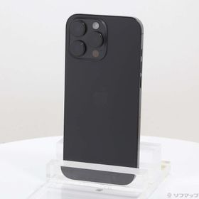 (中古)Apple iPhone16 Pro Max 1TB ブラックチタニウム MYWQ3J/A SIMフリー(344-ud)