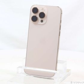 (中古)Apple iPhone16 Pro Max 256GB デザートチタニウム MYWJ3J/A SIMフリー(371-ud)