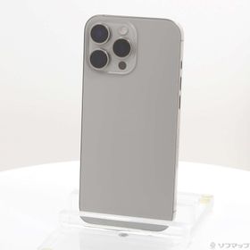(中古)Apple iPhone16 Pro Max 512GB ナチュラルチタニウム MYWP3J/A SIMフリー(258-ud)