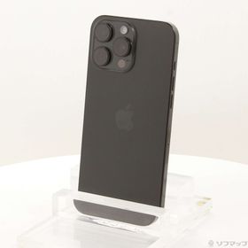 (中古)Apple iPhone16 Pro Max 512GB ブラックチタニウム MYWL3J/A SIMフリー(198-ud)