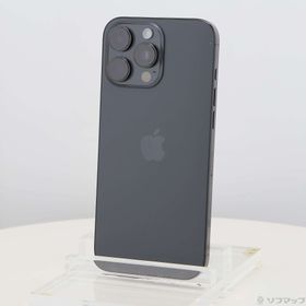 (中古)Apple iPhone16 Pro Max 256GB ブラックチタニウム MYWG3J/A SIMフリー(269-ud)