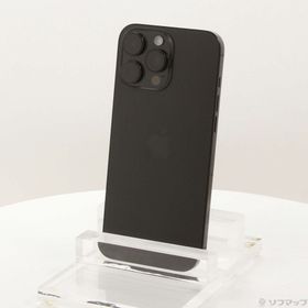 (中古)Apple iPhone16 Pro Max 1TB ブラックチタニウム MYWQ3J/A SIMフリー(349-ud)