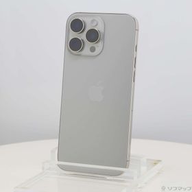 (中古)Apple iPhone16 Pro Max 256GB ナチュラルチタニウム MYWK3J/A SIMフリー(269-ud)
