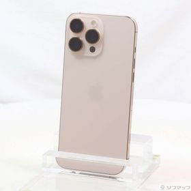 (中古)Apple iPhone16 Pro Max 256GB デザートチタニウム MYWJ3J/A SIMフリー(352-ud)