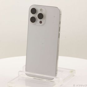 (中古)Apple iPhone16 Pro Max 512GB ホワイトチタニウム MYWM3J/A SIMフリー(196-ud)
