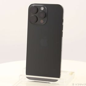 (中古)Apple iPhone16 Pro Max 512GB ブラックチタニウム MYWL3J/A SIMフリー(377-ud)