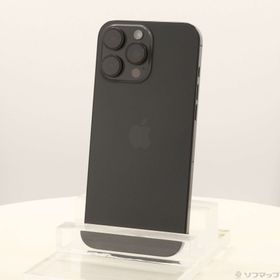 (中古)Apple iPhone16 Pro Max 1TB ブラックチタニウム MYWQ3J/A SIMフリー(198-ud)