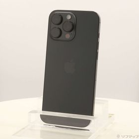 (中古)Apple iPhone16 Pro Max 1TB ブラックチタニウム MYWQ3J/A SIMフリー(198-ud)