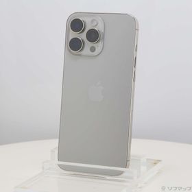 (中古)Apple iPhone16 Pro Max 256GB ナチュラルチタニウム MYWK3J/A SIMフリー(262-ud)