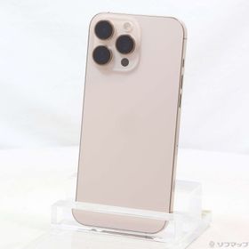 (中古)Apple iPhone16 Pro Max 256GB デザートチタニウム MYWJ3J/A SIMフリー(377-ud)