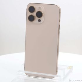 (中古)Apple iPhone16 Pro Max 512GB デザートチタニウム MYWN3J/A SIMフリー(269-ud)