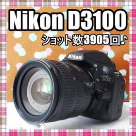 ✨お買い得品✨ショット数3905回✨Nikon D3100 レンズセット(デジタル一眼)