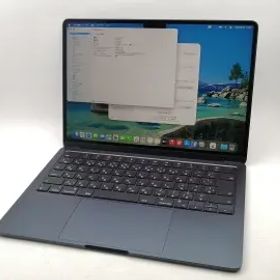 【中古】Apple MacBook Air 13インチ M2(CPU:8C/GPU:8C) 8GB/256GB ミッドナイト MLY33J/A (M2,2022)【千葉】保証期間１ヶ月【ランクA】