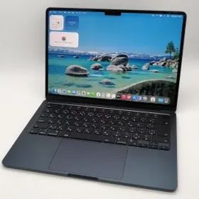 【中古】Apple MacBook Air 13インチ M2(CPU:8C/GPU:8C) 8GB/256GB ミッドナイト MLY33J/A (M2,2022)【秋葉2号】保証期間１ヶ月【ランク