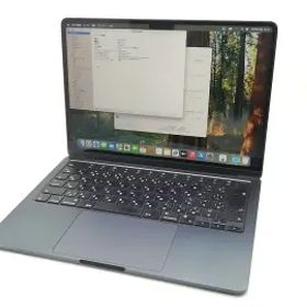 【中古】Apple MacBook Air 13インチ M2(CPU:8C/GPU:8C) 8GB/256GB ミッドナイト MLY33J/A (M2,2022)【千葉】保証期間１ヶ月【ランクB】