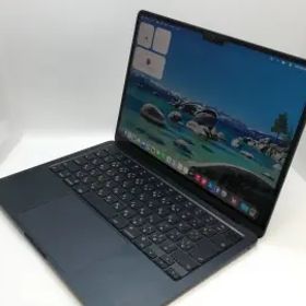 【中古】Apple MacBook Air 13インチ M2(CPU:8C/GPU:8C) 8GB/256GB ミッドナイト MLY33J/A (M2,2022)【京都】保証期間１ヶ月【ランクA】