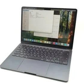 【中古】Apple MacBook Air 13インチ CTO (M2,2022) ミッドナイト M2(CPU:8C/GPU:10C)/8G/256G/30W AC【千葉】保証期間１ヶ月【ランクB】