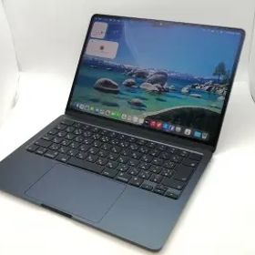 【中古】Apple MacBook Air 13インチ CTO (M2,2022) ミッドナイト M2(CPU:8C/GPU:8C)/16G/512G/30W AC【三宮センター】保証期間１ヶ月【