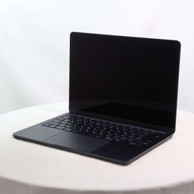 (中古)Apple MacBook Air 13.6-inch Mid-2022 MLY33J/A Apple M2 8コアCPU_8コアGPU 8GB SSD512GB ミッドナイト (26.3 Tahoe)(377-ud)