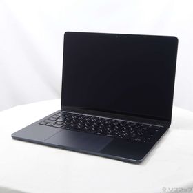 (中古)Apple MacBook Air 13.6-inch Mid-2022 MLY33J/A Apple M2 8コアCPU_8コアGPU 8GB SSD256GB ミッドナイト (26.3 Tahoe)(198-ud)
