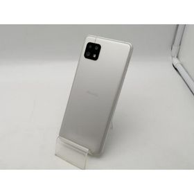 【中古】SHARP docomo 【SIMフリー】 AQUOS sense6 シルバー 4GB 64GB SH-54B【OSU301】保証期間１ヶ月【ランクB】