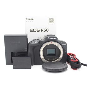 キヤノン(Canon)のショット数33000回！ CANON EOS R50 ボディ ブラック(ミラーレス一眼)
