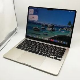 【中古】Apple MacBook Air 13インチ CTO (M3,2024) スターライト M3(CPU:8C/GPU:10C)/16G/256G【横浜】保証期間１ヶ月【ランクB】