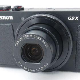 ★洗練されたエレガントデザイン☆キヤノン PowerShot G9X ブラック★