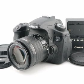 ★美品★ショット数20,563回★キヤノン CANON EOS 60D + EF-S 18-55mm F4-5.6 IS STM 充電器付★ W0413＃4824