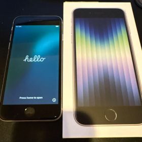 iPhone SE (第3世代) 64GB 箱あり スターライト (白系)