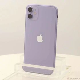 【中古】SoftBank iPhone11 64GB パープル MWLX2J／A SoftBank 【198-ud】