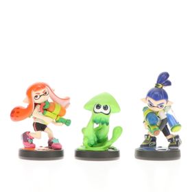 【中古即納】[ACC][Switch] amiibo(アミーボ) トリプルセット[ガール/イカ/ボーイ](スプラトゥーンシリーズ) 任天堂(NVL-E-AE3A)(2015052