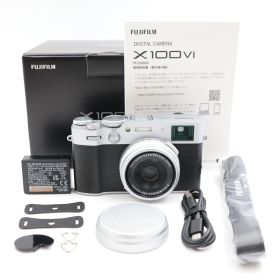 ■シャッター数5200枚！極上品■ FUJIFILM X100Ⅵ シルバー デジタルカメラ X100VI 富士フィルム