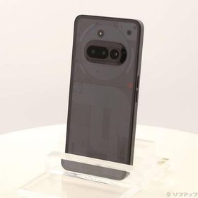 〔中古〕Nothing Phone (3a) 128GB ブラック A10400154 SIMフリー〔269-ud〕