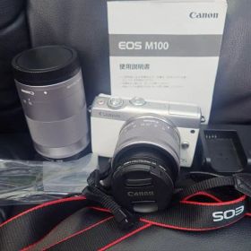 Canon EOS M100ダブルレンズキット ミラーレス一眼