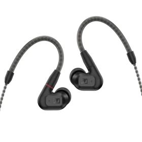 ゼンハイザー Sennheiser イヤホン 有線 IE 200 ブラック ダイナミック カナル型 オーディオファイル ゲーミング TrueResponseトランスデューサー ブレードケーブル イヤーフック イヤフォン 【国内正規品】ma