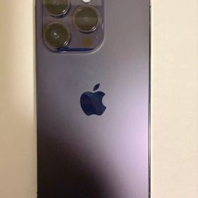 美品 Apple iPhone 14 Pro ディープパープル ケース付き
