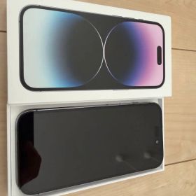 シャッタ音無 バッテリ100% iPhone 14 Pro 深紫 本体&箱付き
