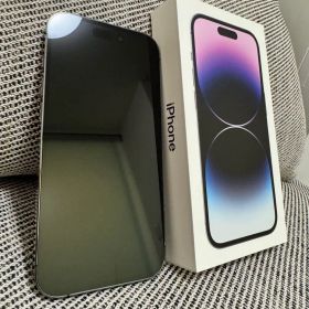 【訳アリ512GB】iPhone 14 Pro ディープパープル（画面に線あり）