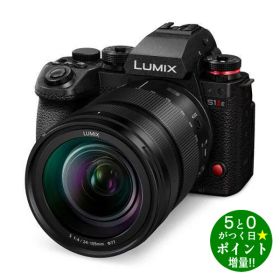 ◆GW期間中P3倍+限定クーポン！！◆◆最大3000円CP＋P3倍！！4/25◆パナソニック カメラ ミラーレス一眼カメラ 標準ズームレンズキット LUMIX S1IIE DC-S1M2ESM ブラック Panasonic【転送不可】