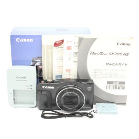 ■ほぼ新品■ CANON（キャノン） PowerShot SX700 HS ブラック 光学30倍ズーム コンデジ