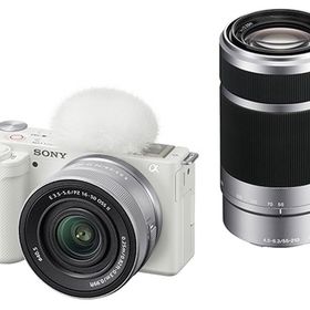 SONY デジタル一眼カメラ VLOGCAM ZV-E10X ダブルズームレンズキット [ホワイト]