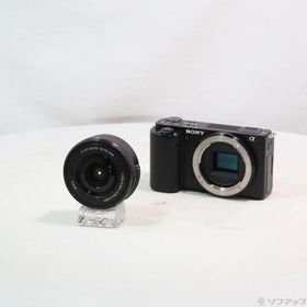 (中古)SONY VLOGCAM ZV-E10L パワーズームレンズキット ブラック(276-ud)