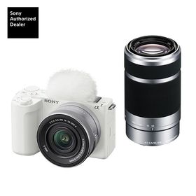 SONY ソニー VLOGCAM ZV-E10 II ダブルズームレンズキット ホワイト ZV-E10M2X W【JAN:4548736160828】