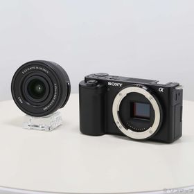 (中古)SONY VLOGCAM ZV-E10K パワーズームレンズキット ブラック(276-ud)