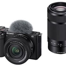 ★ソニー / SONY VLOGCAM ZV-E10X ダブルズームレンズキット [ブラック]